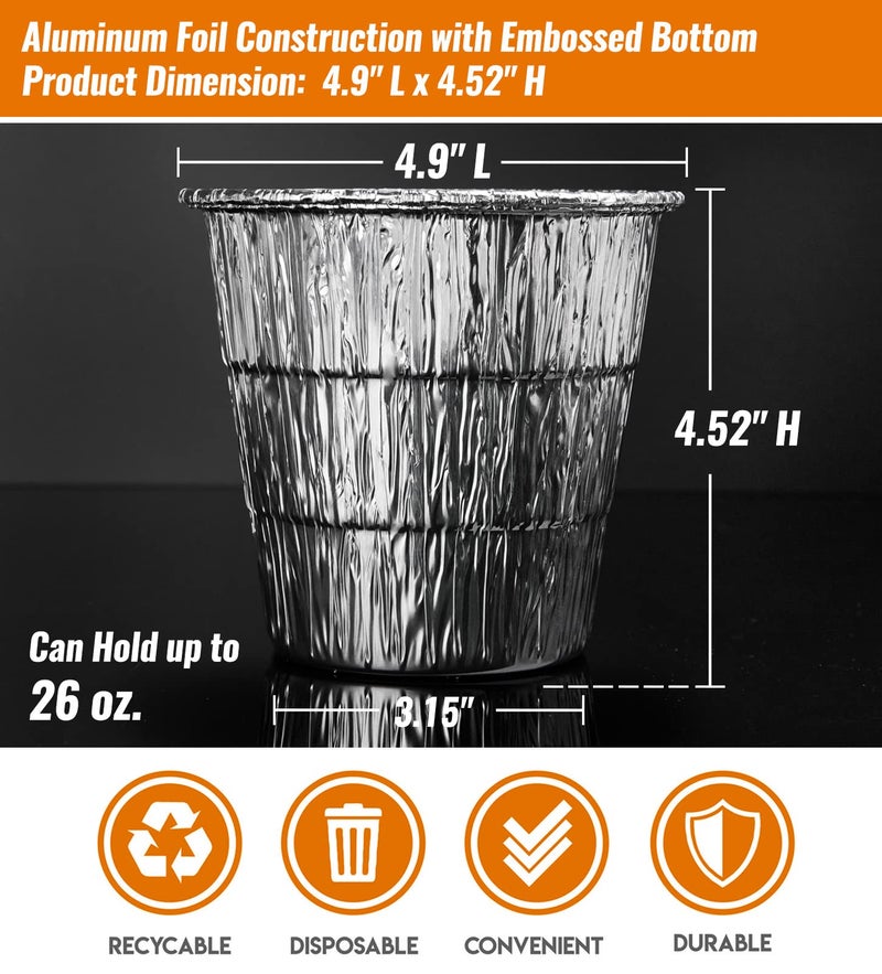 NUPICK 20-Pack Grease Bucket Liner & 1-Pack Grease Bucket HDW152 for Traeger, Grease Bucket for Traeger Pro Series 575/780, 22/34 Series, Ironwood 650/885 Grills, Black - Image 4